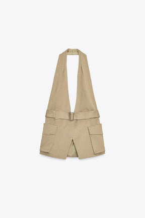 Sleeveless Pocket Top