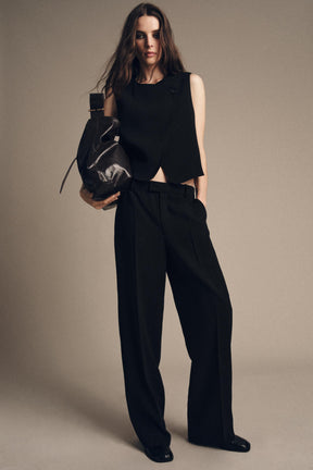 Straight-leg trousers