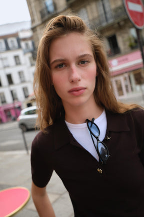 Knit Polo Shirt