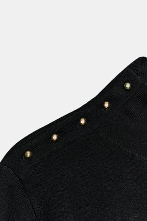 KNIT BUTTON JUMPER