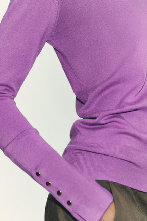 BASIC PLAIN KNIT JUMPER - Image 3