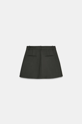 Pleated Short Skirt