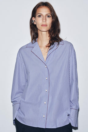 Contrast Trim Shirt