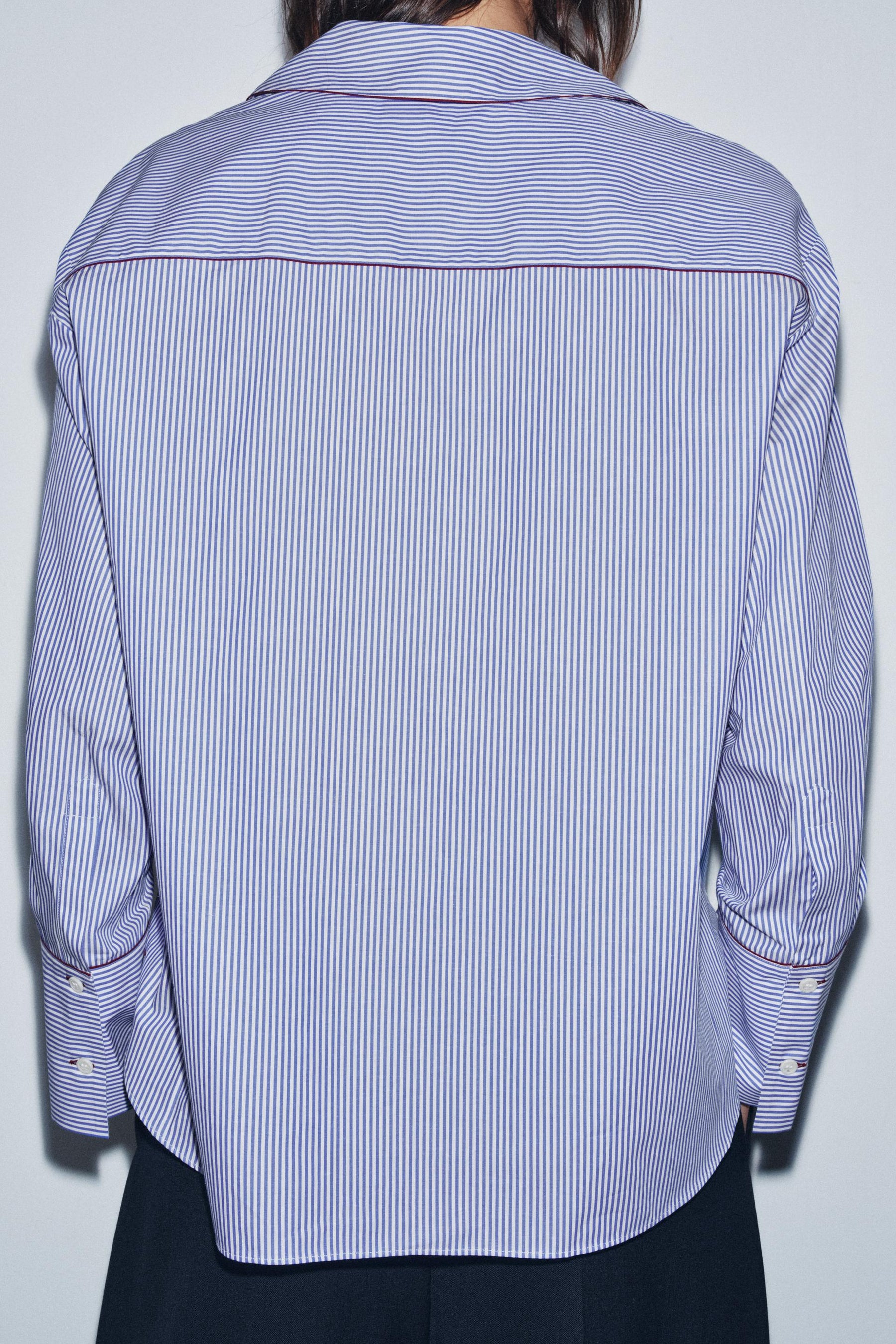 Contrast Trim Shirt