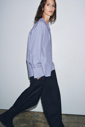 Contrast Trim Shirt