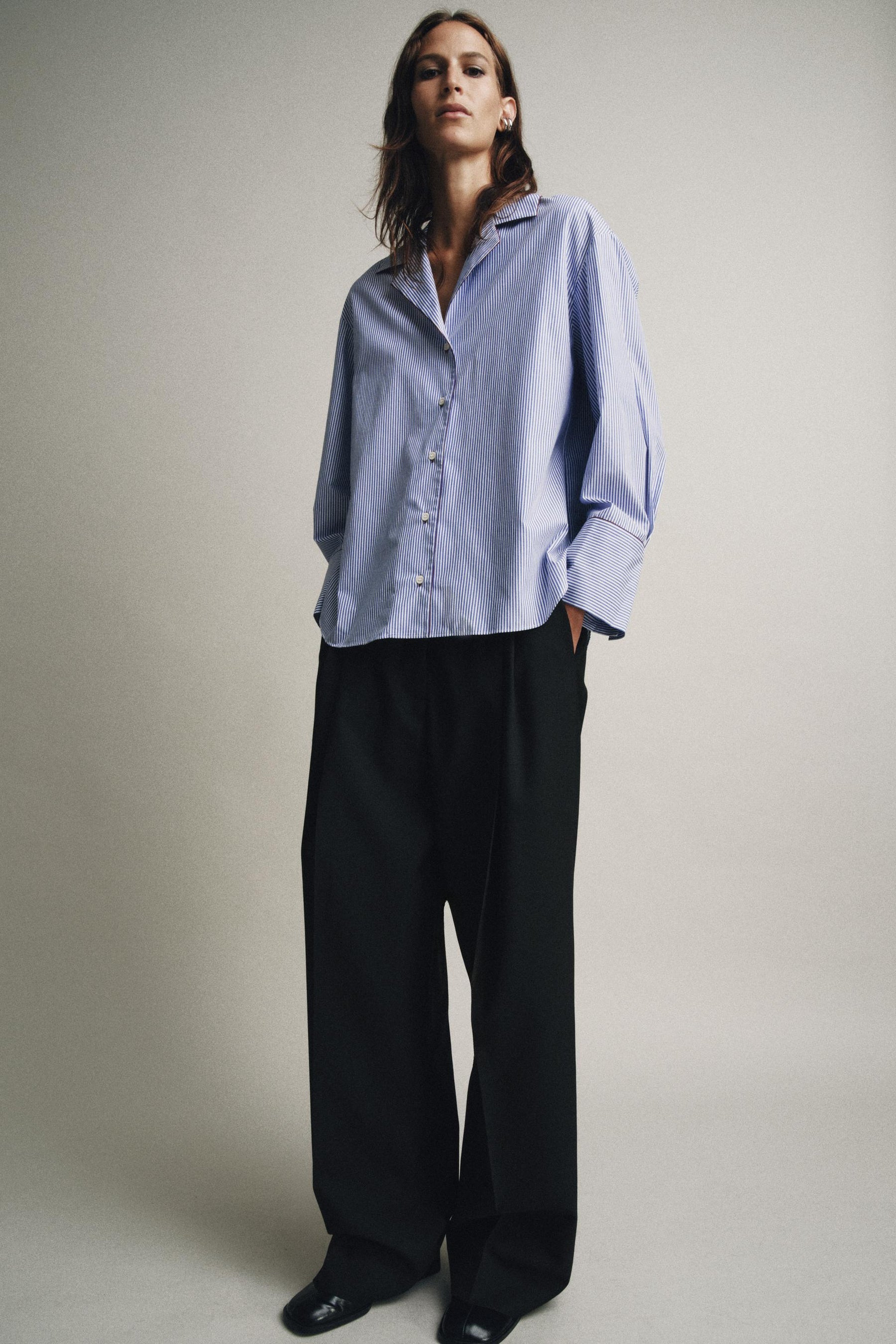 Contrast Trim Shirt