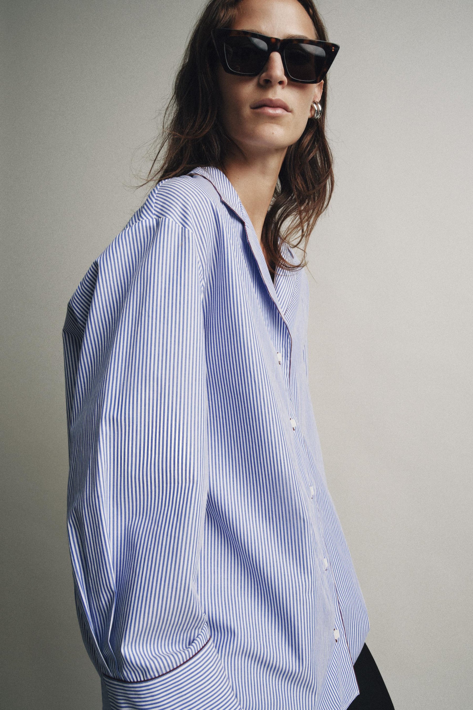 Contrast Trim Shirt