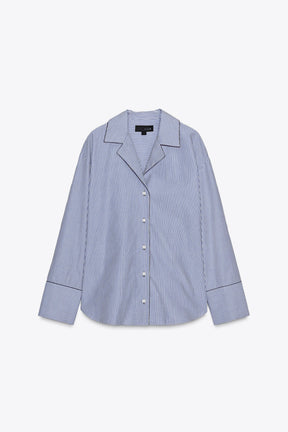 Contrast Trim Shirt