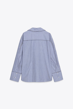 Contrast Trim Shirt