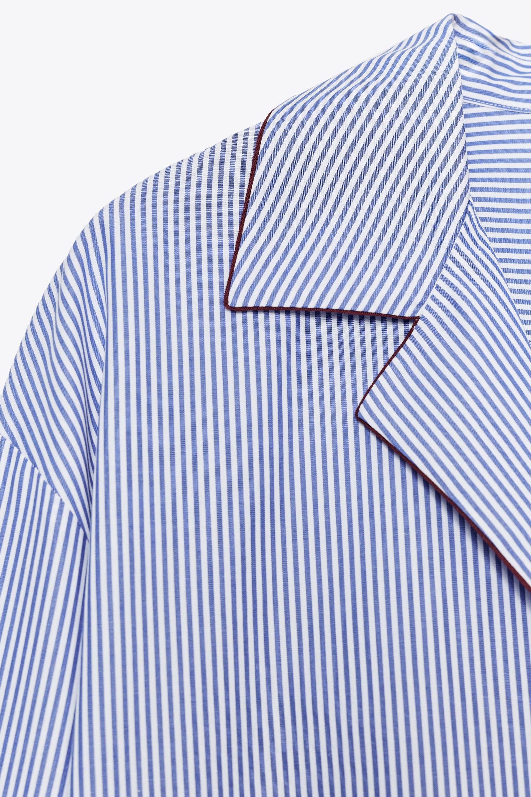 Contrast Trim Shirt