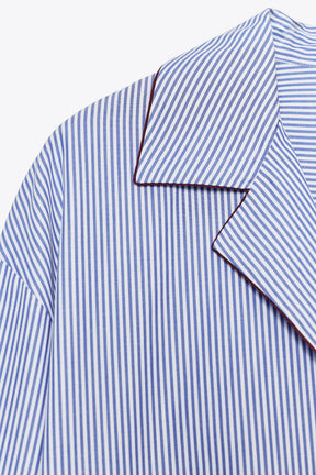 Contrast Trim Shirt