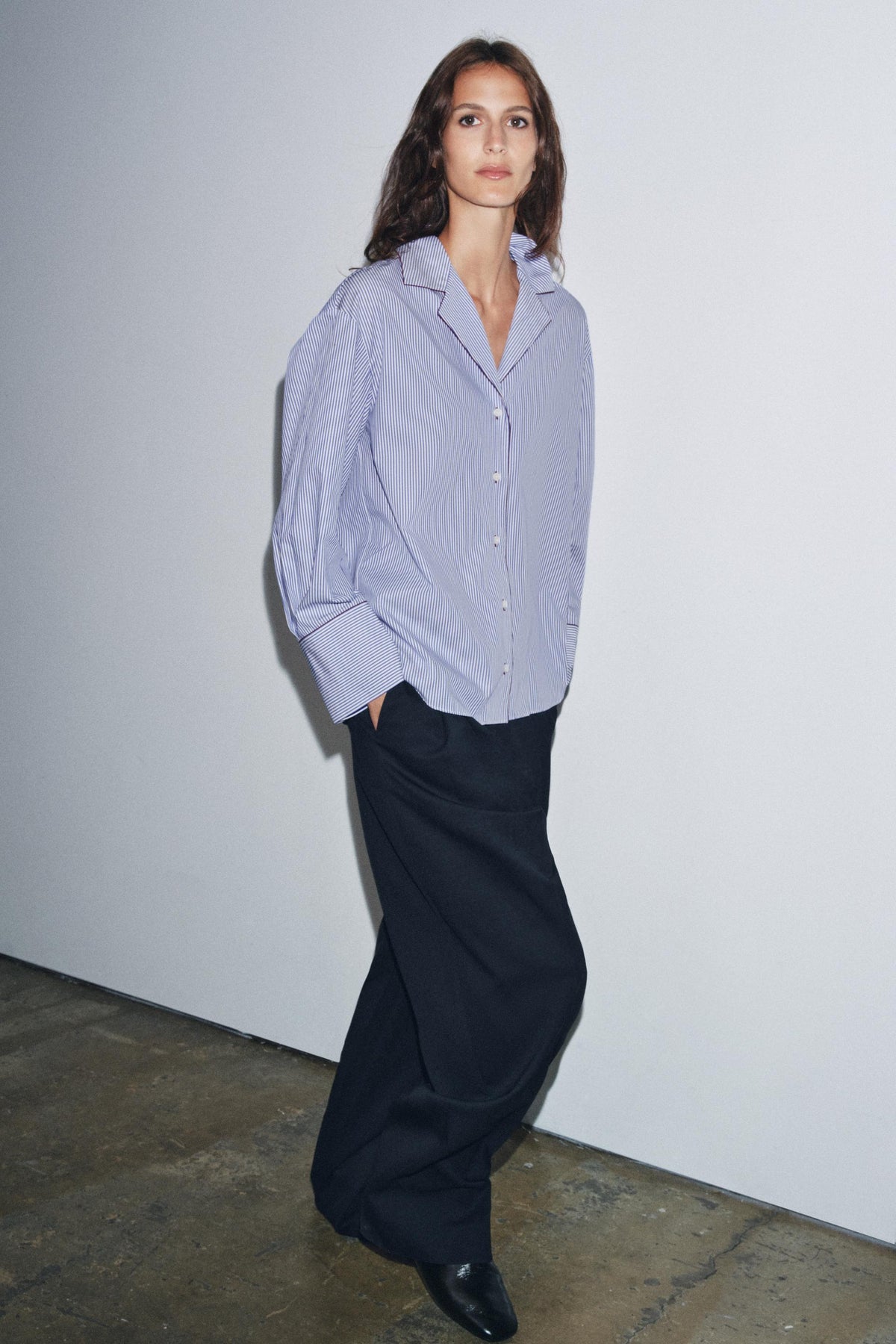 Contrast Trim Shirt