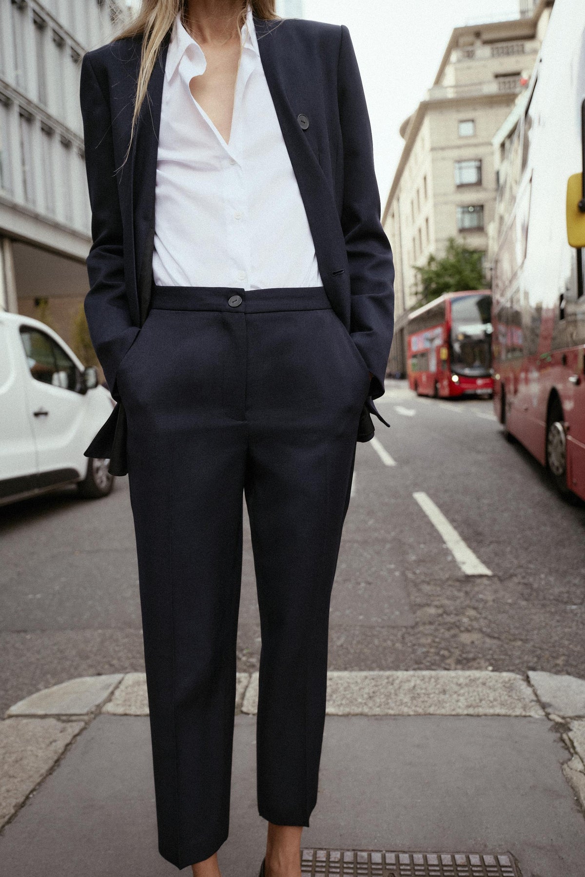 STRAIGHT-LEG TROUSERS