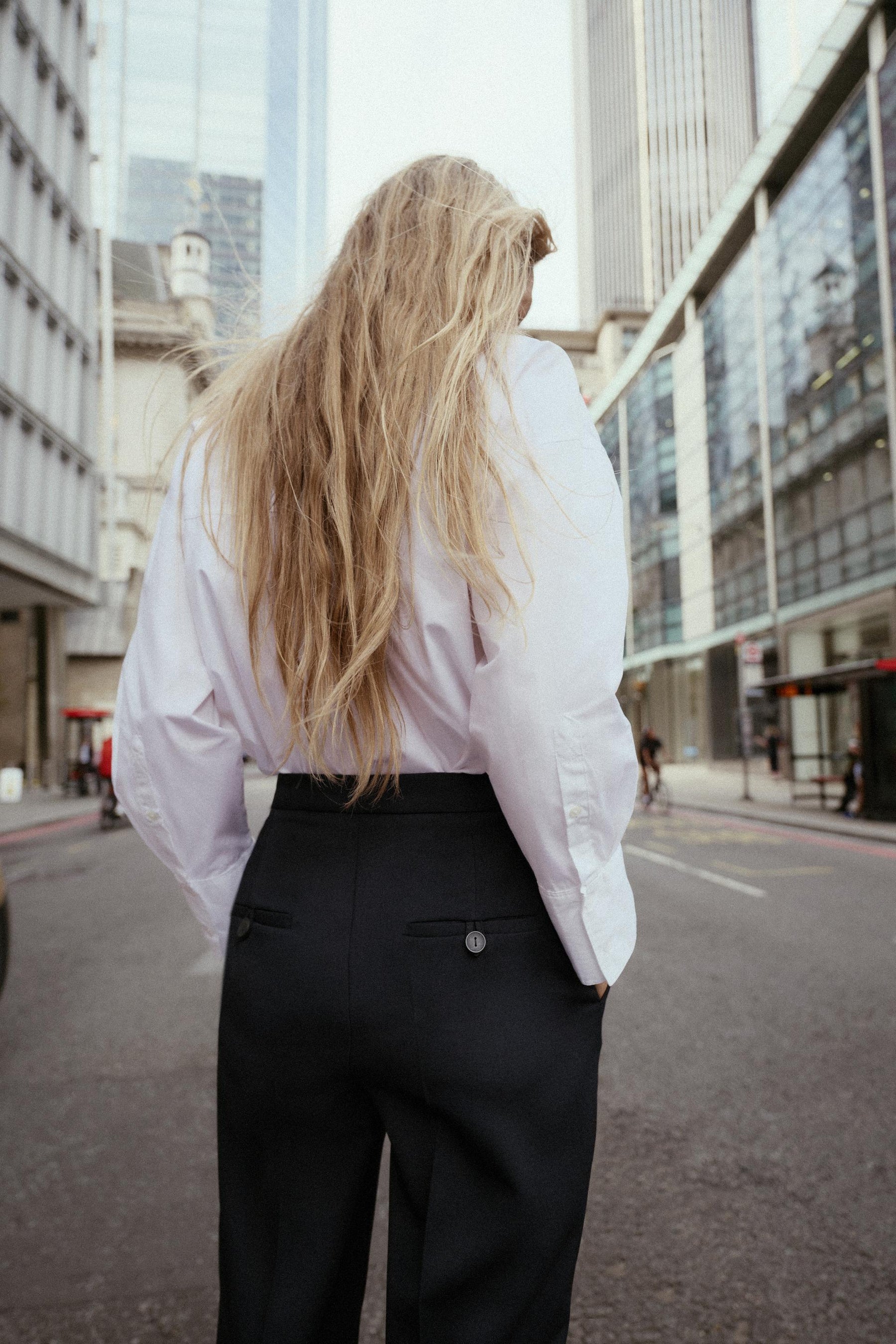 STRAIGHT-LEG TROUSERS