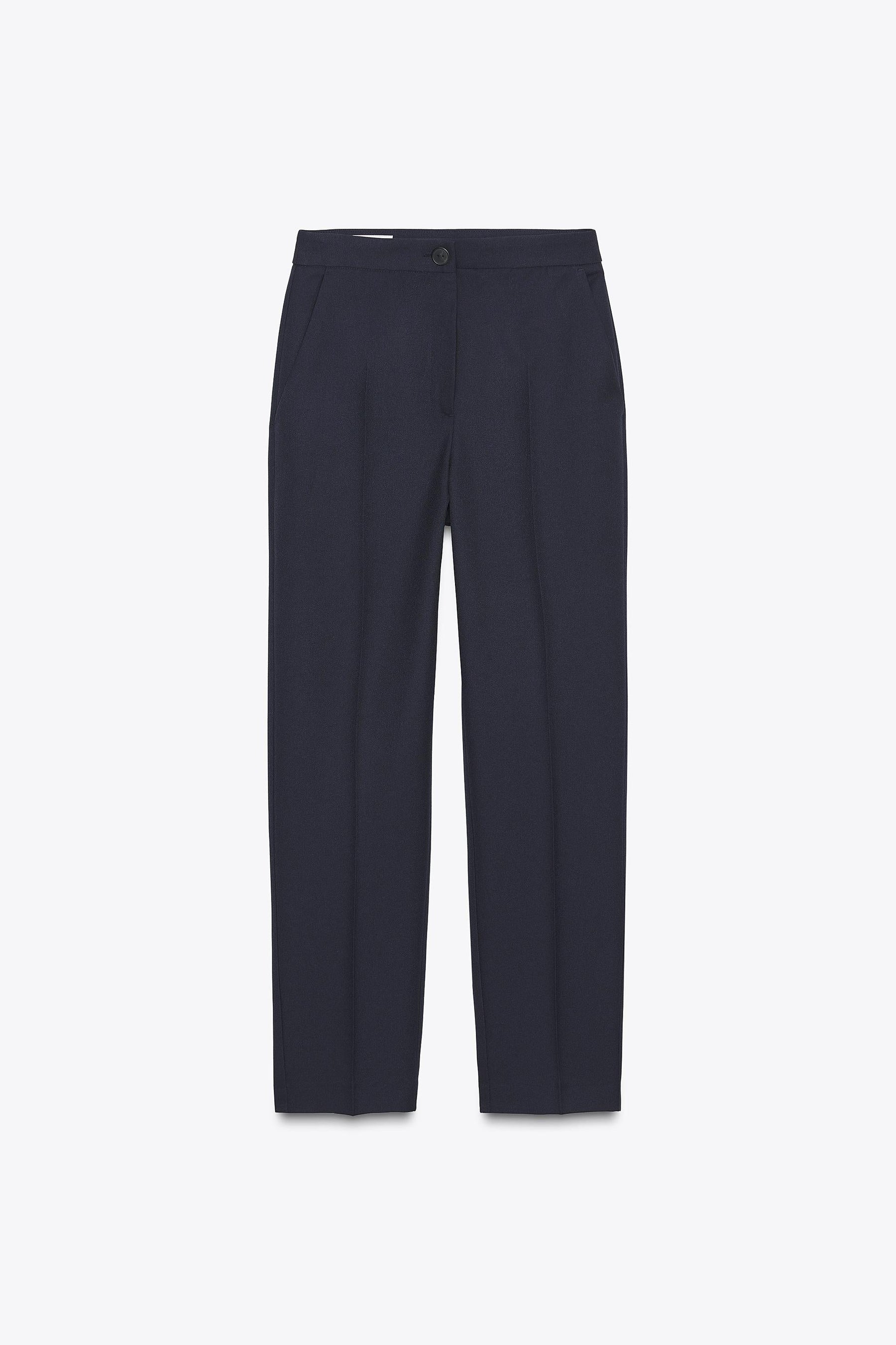 STRAIGHT-LEG TROUSERS