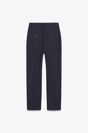 STRAIGHT-LEG TROUSERS