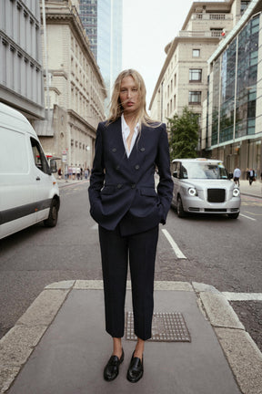STRAIGHT-LEG TROUSERS