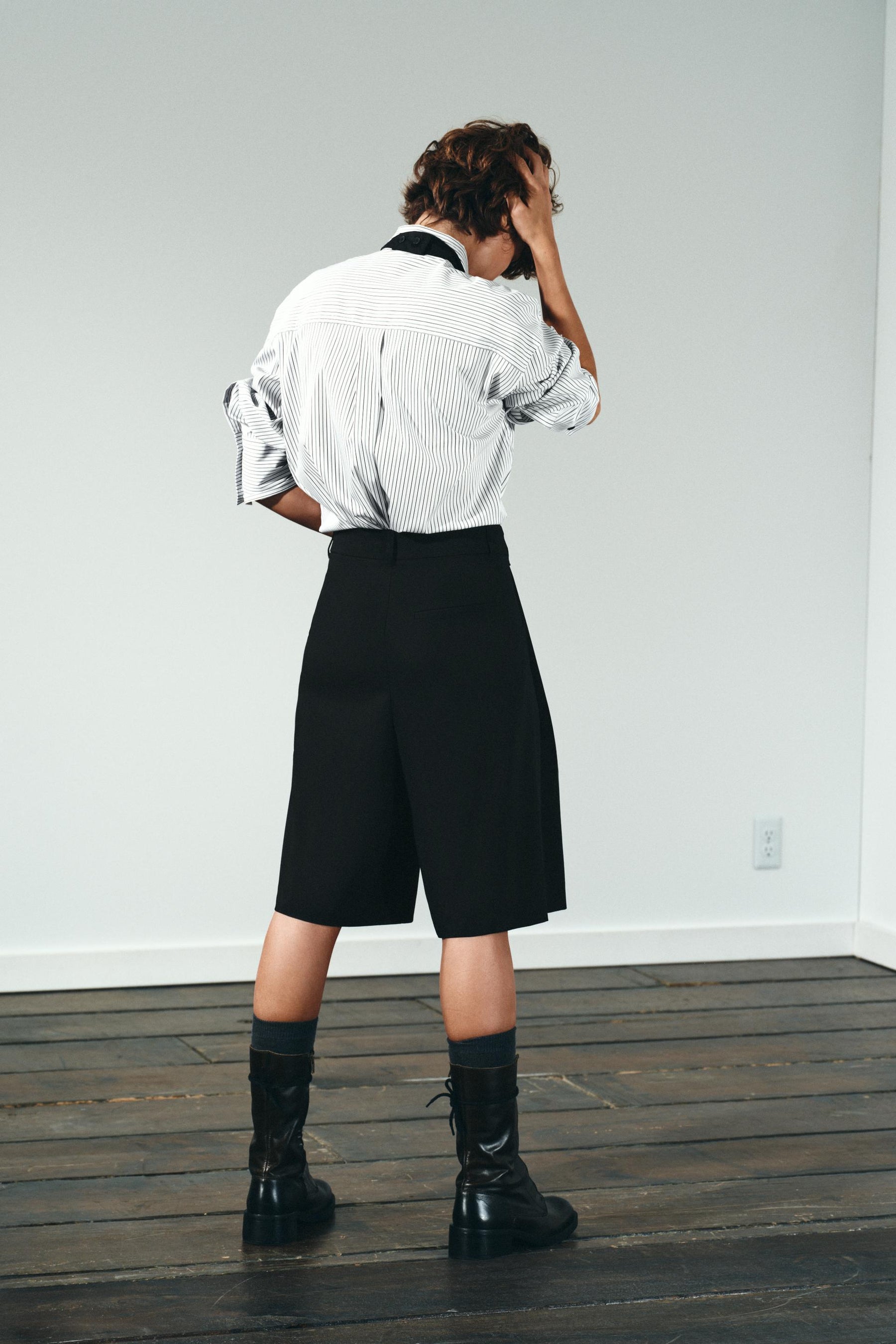 POPLIN TIE SHIRT