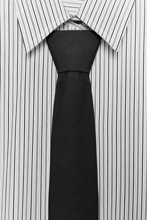 POPLIN TIE SHIRT