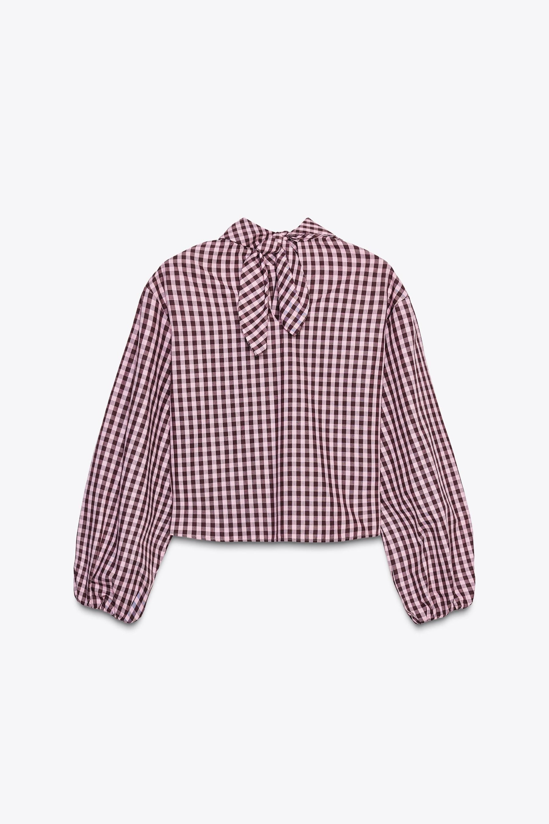 Gingham Poplin Shirt