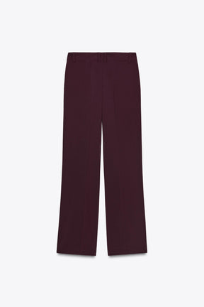 STRAIGHT-LEG TROUSERS