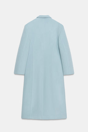 FITTED WOOL BLEND COAT ZW COLLECTION - Image 9