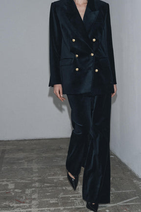 Velvet Flare Trousers Limited