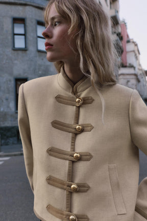 Toggle Shoulder Jacket