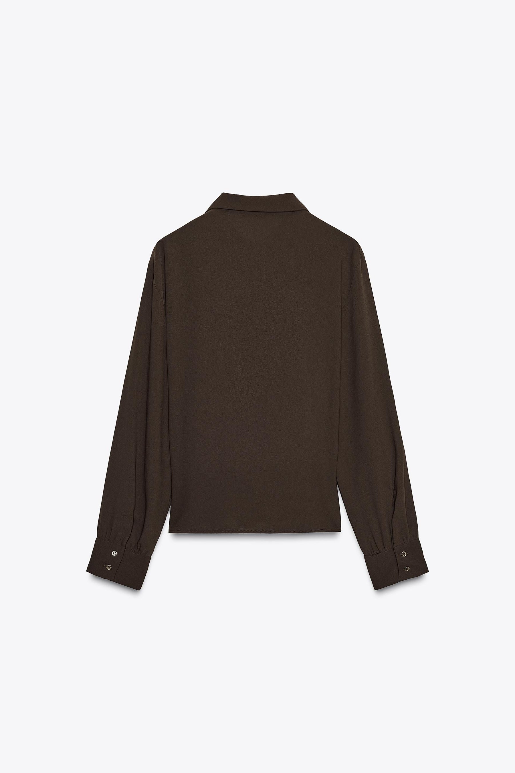 Crepe Knot Shirt