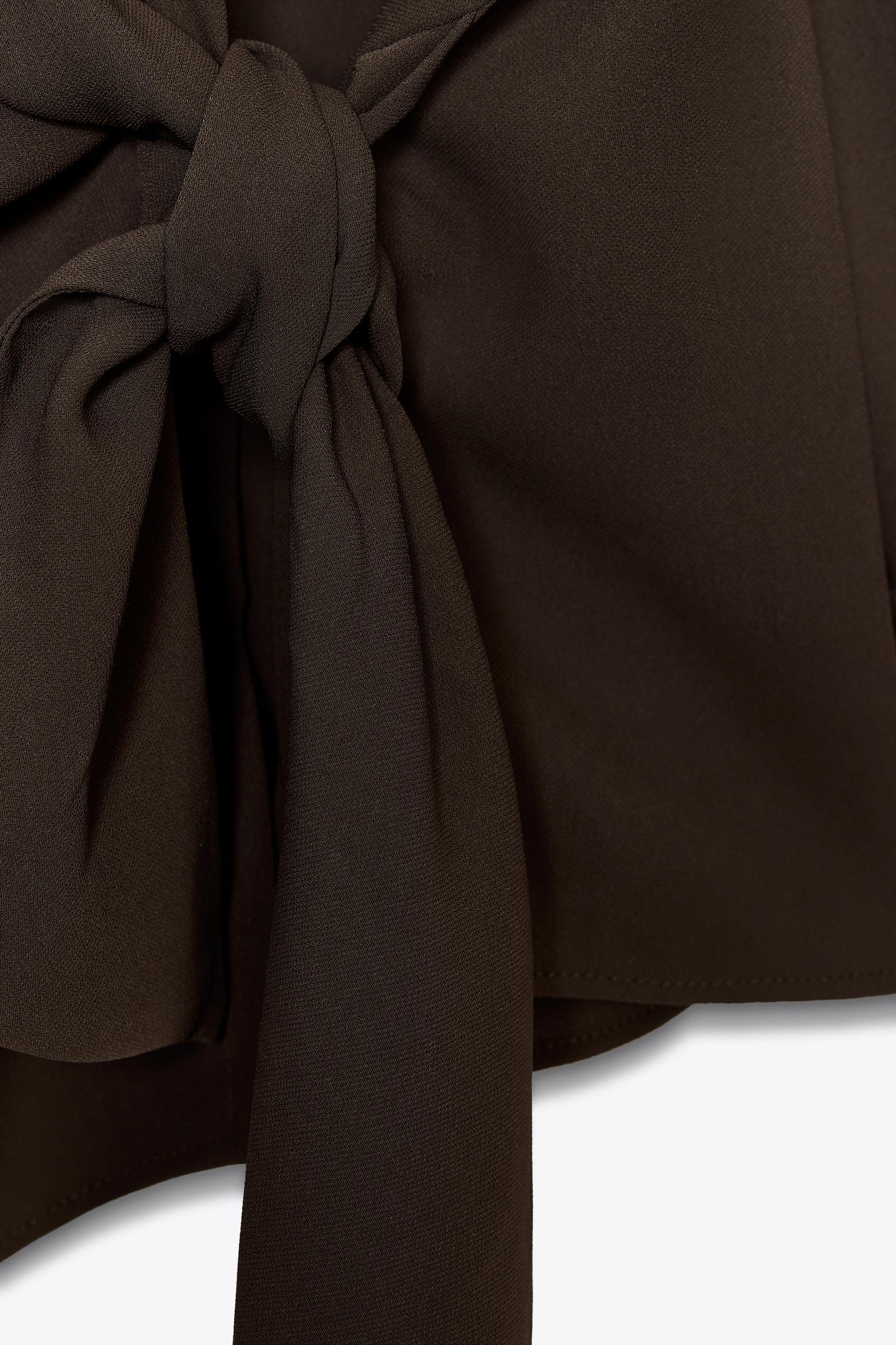 Crepe Knot Shirt
