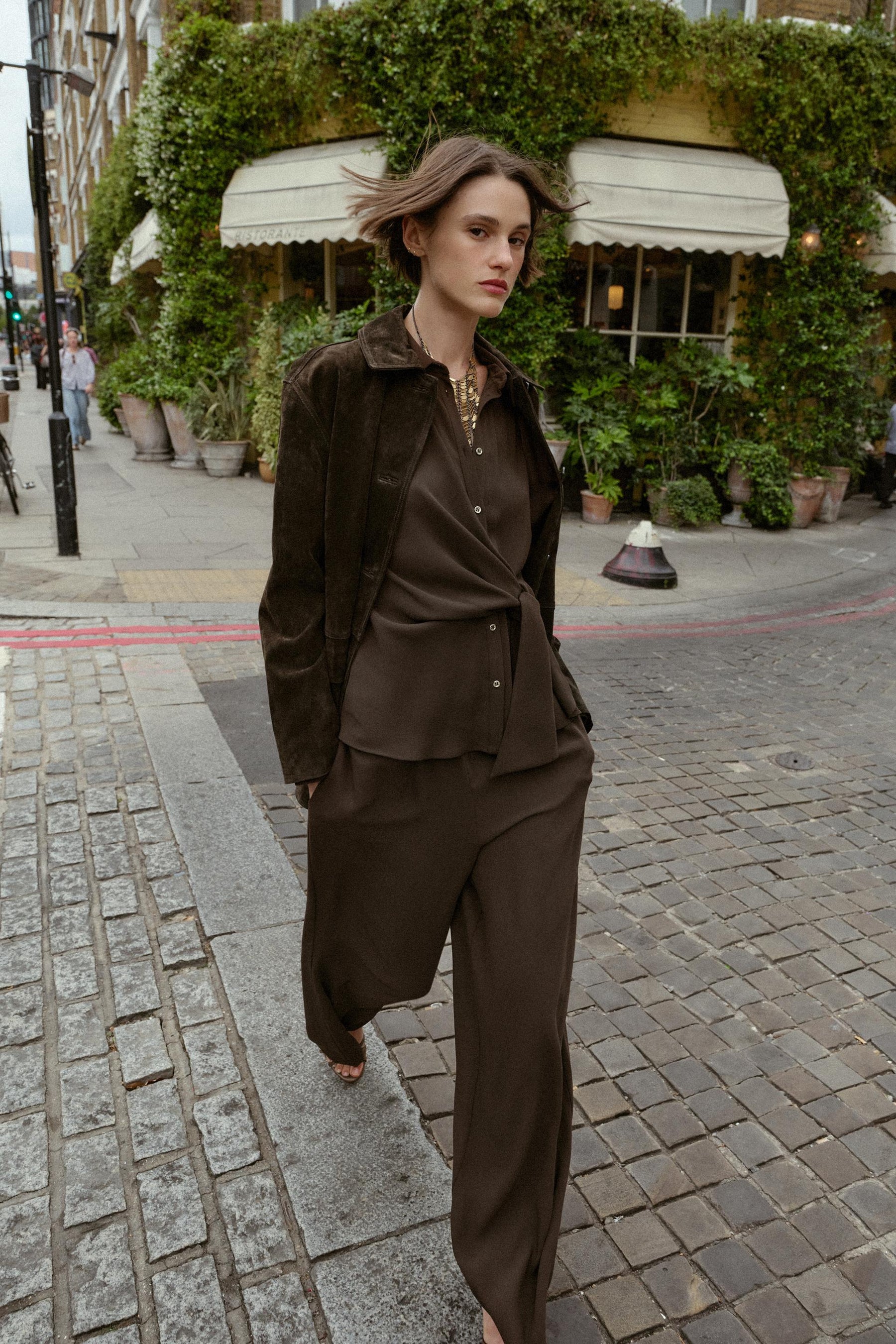 Crepe Knot Shirt
