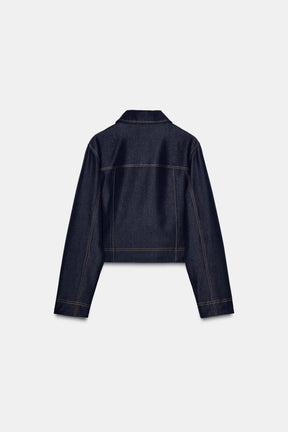 CONTRAST TOPSTITCHING JACKET - Image 4