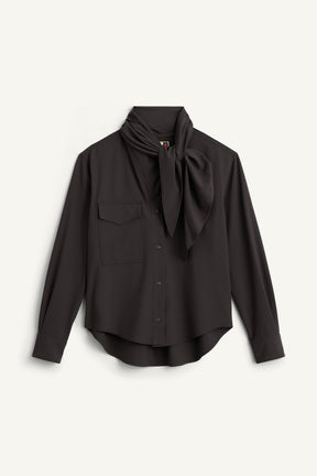 Cropped Linen Shirt