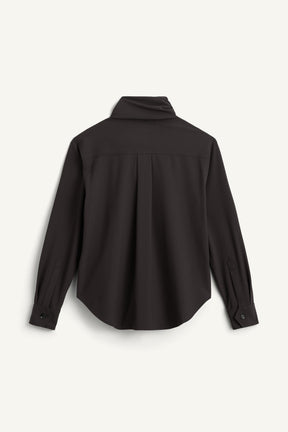 Cropped Linen Shirt