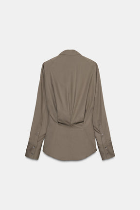 Fitted Hem Shirt