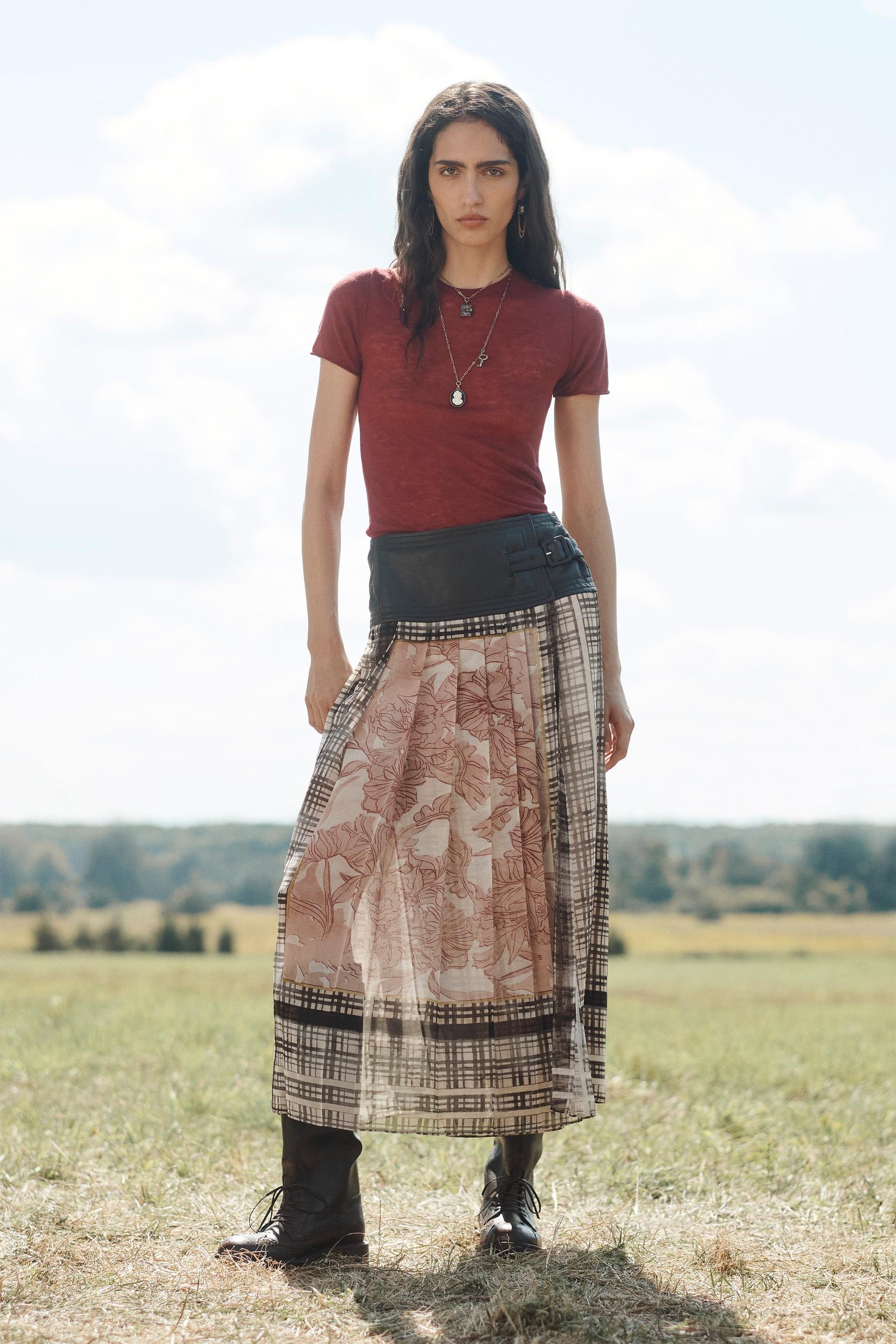 Pleated Skirt