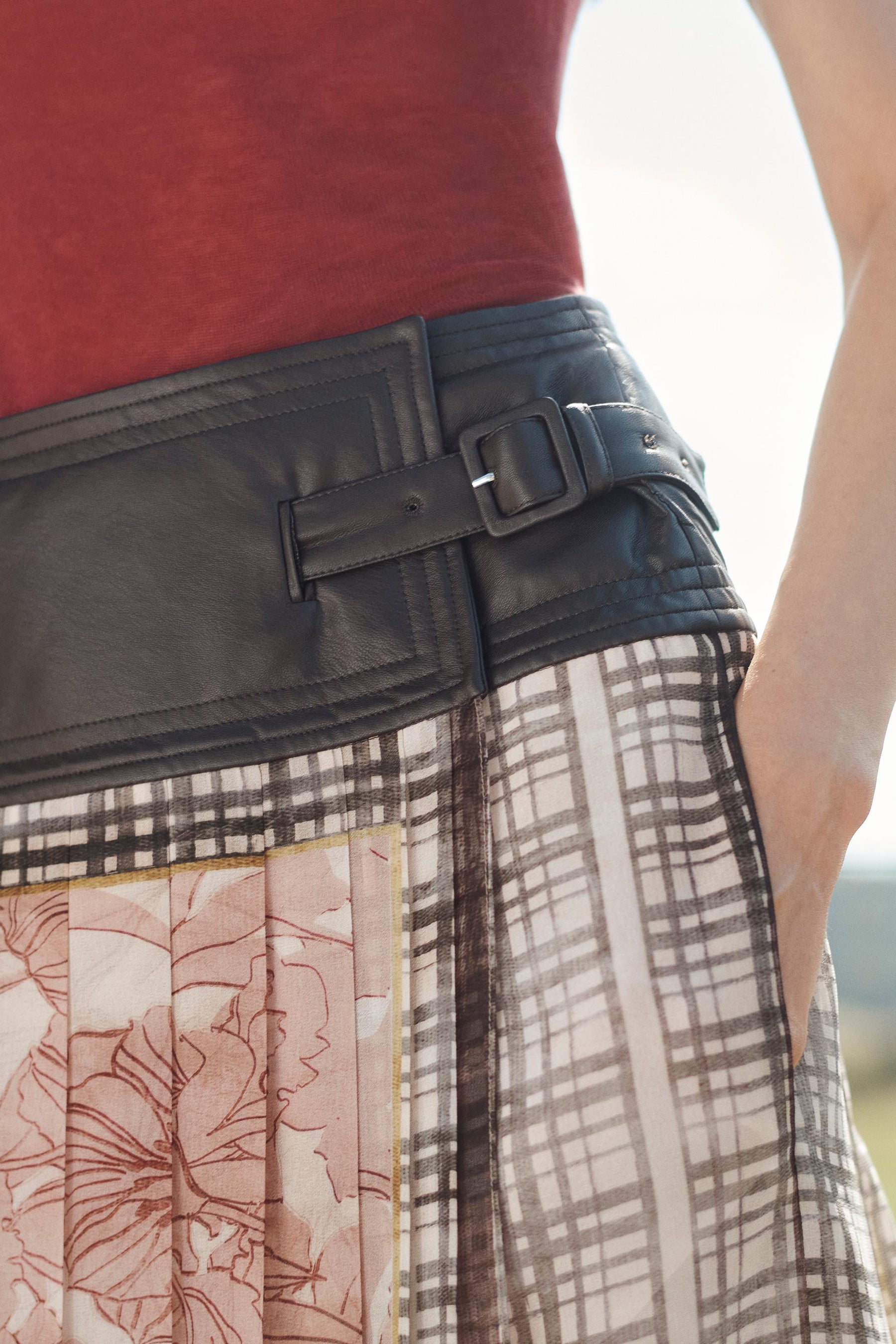 Pleated Skirt