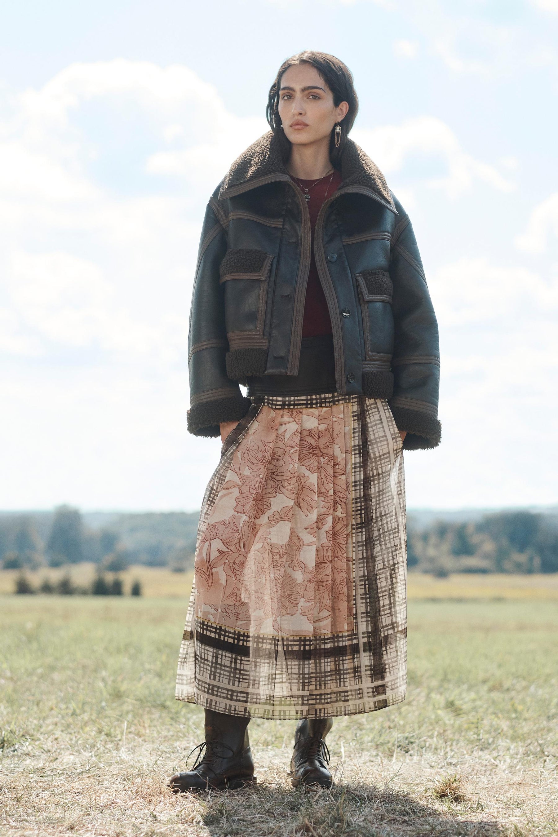 Pleated Skirt