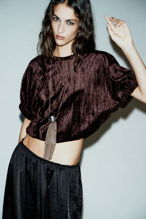 Velvet Balloon Top