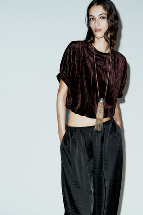 Velvet Balloon Top