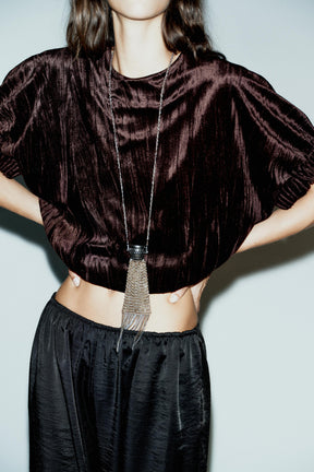 Velvet Balloon Top
