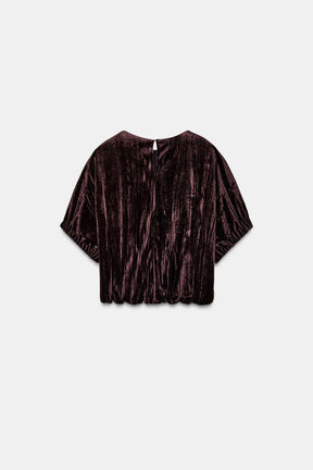 Velvet Balloon Top
