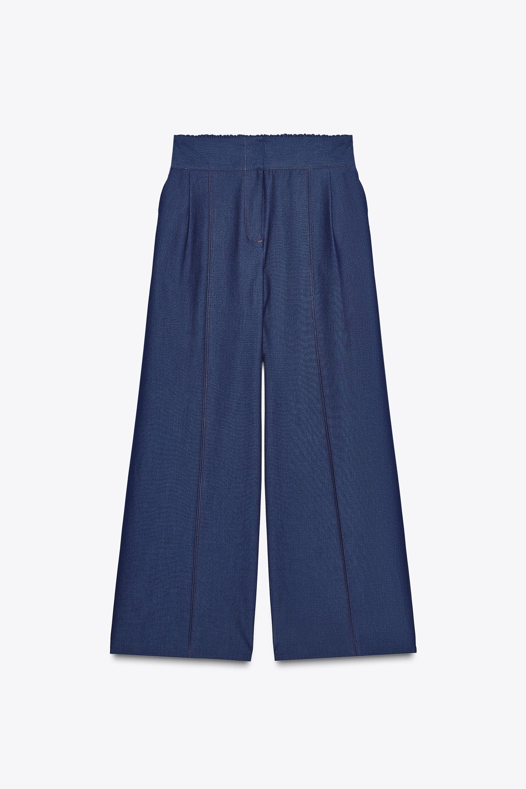 Wide-leg Trousers