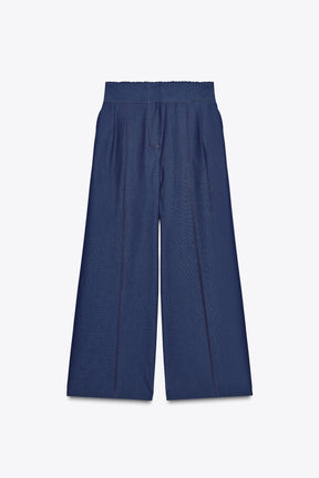 Wide-leg Trousers