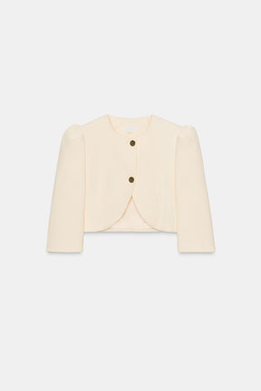 SHORT PUFF-SLEEVE BLAZER - Image 6