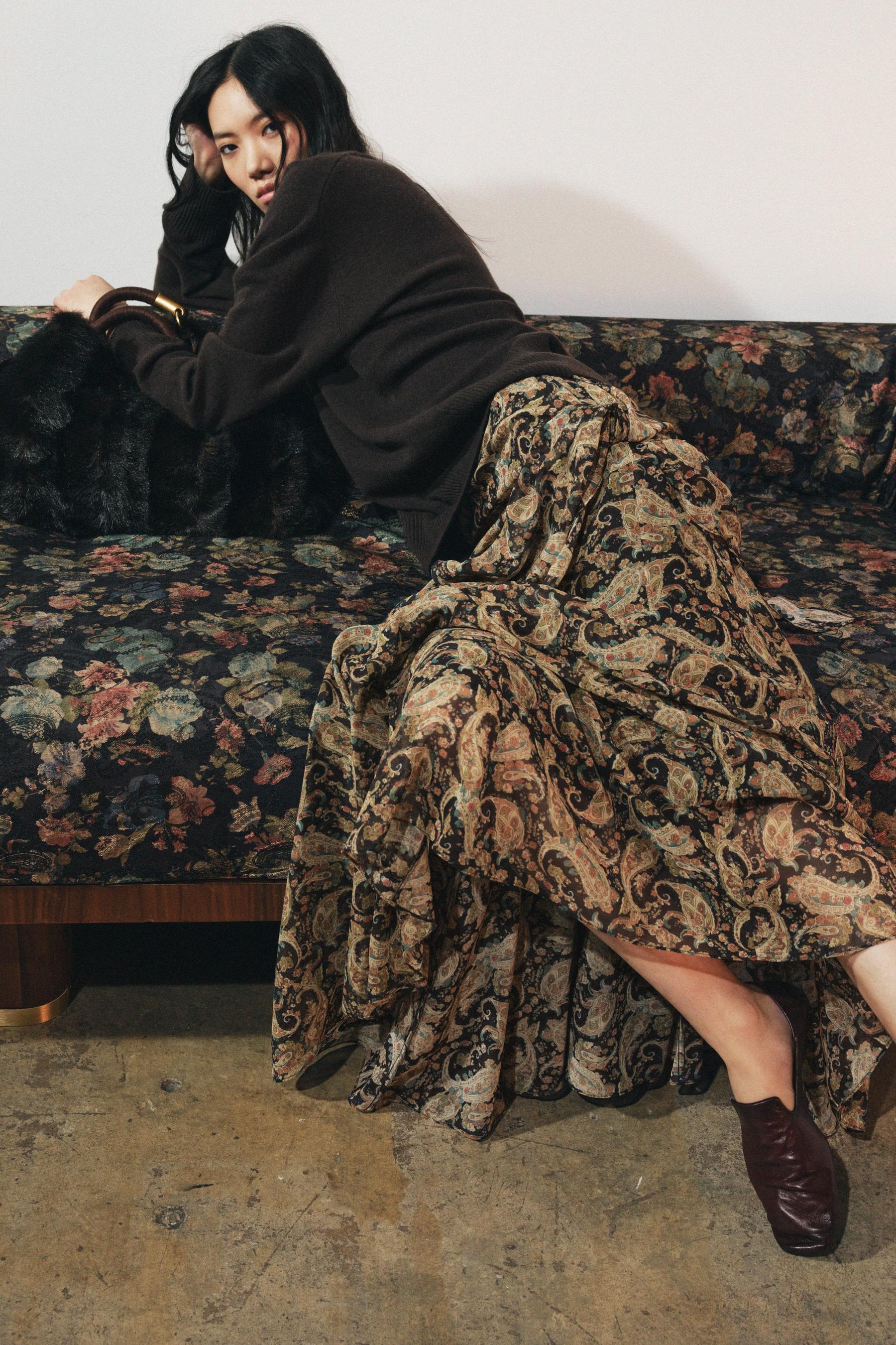 Paisley Long Skirt