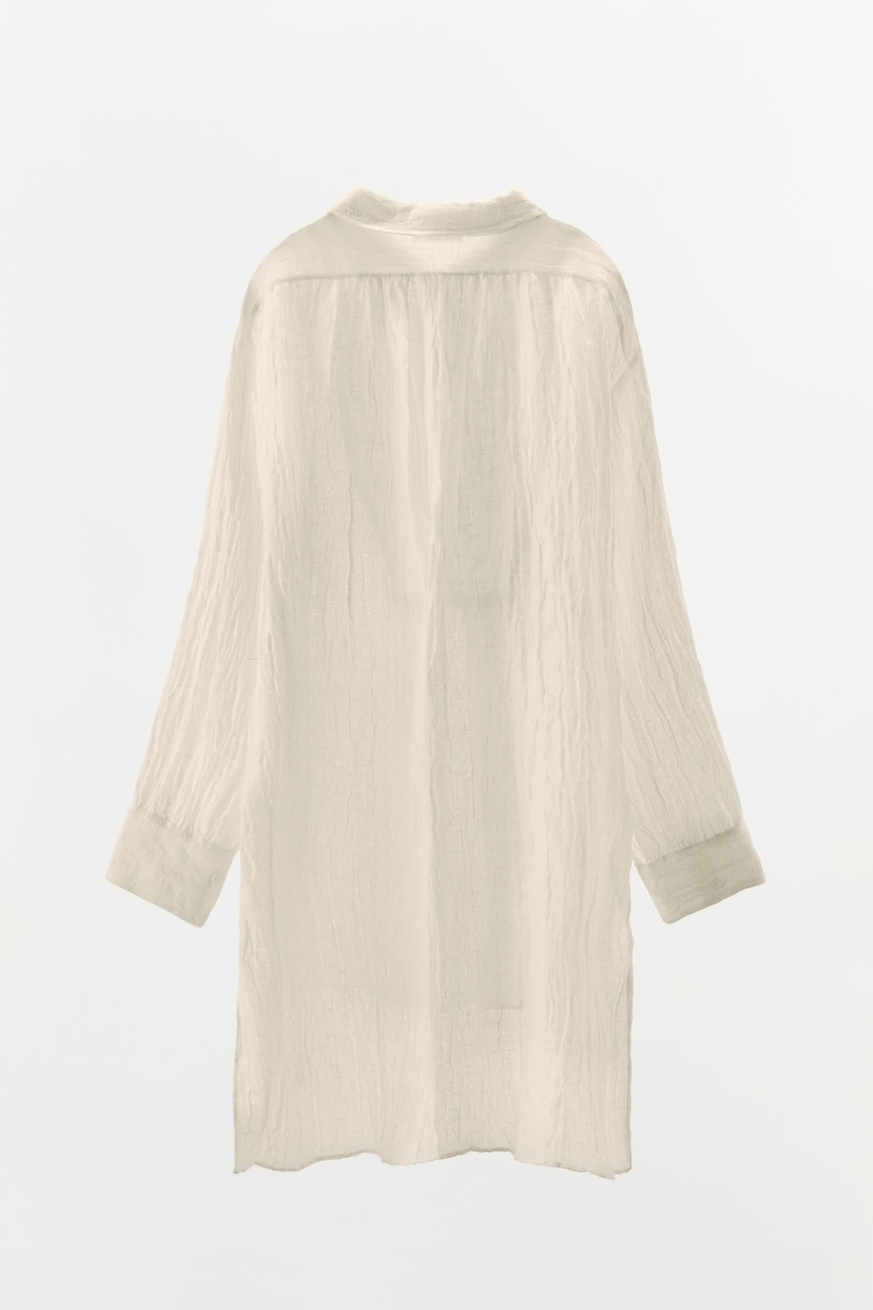 LIMITED EDITION CREASED-EFFECT LINEN