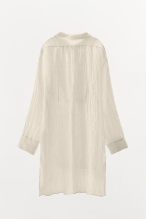 LIMITED EDITION CREASED-EFFECT LINEN