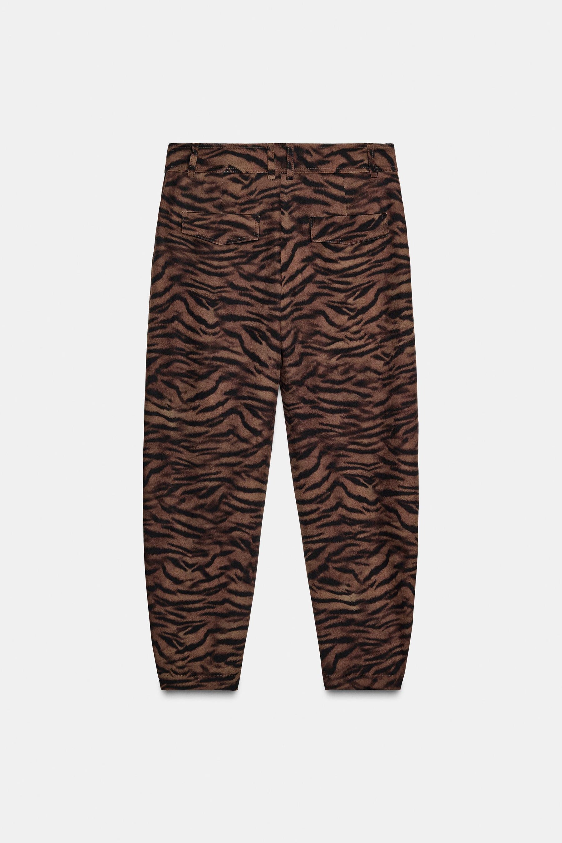 Animal Print Trousers
