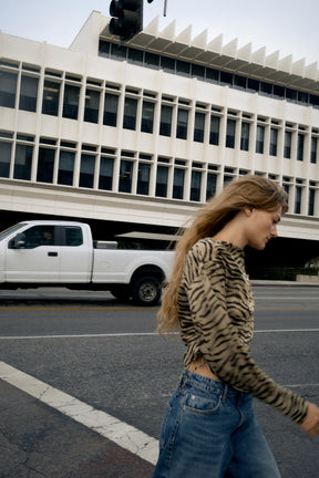 Animal Print Top